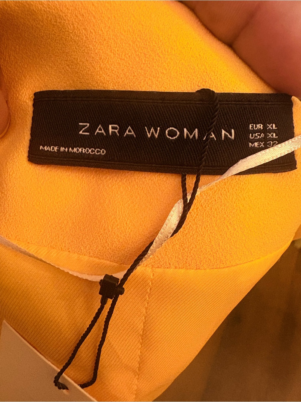Zara Yellow Quarter Length Sleeve Ruffle Open Blazer / Jacket. - Picture 3 of 5